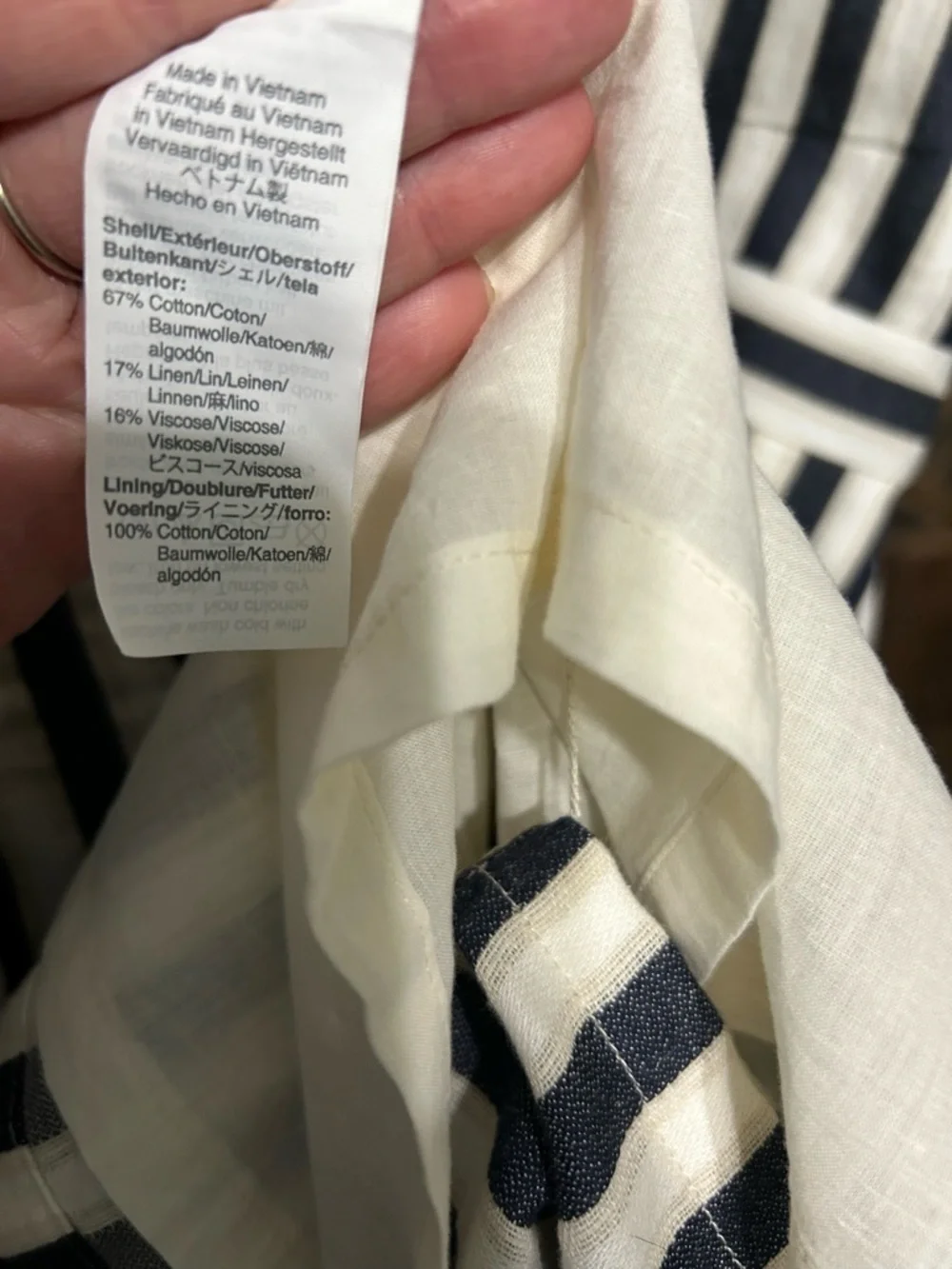 J. Crew sleeveless button